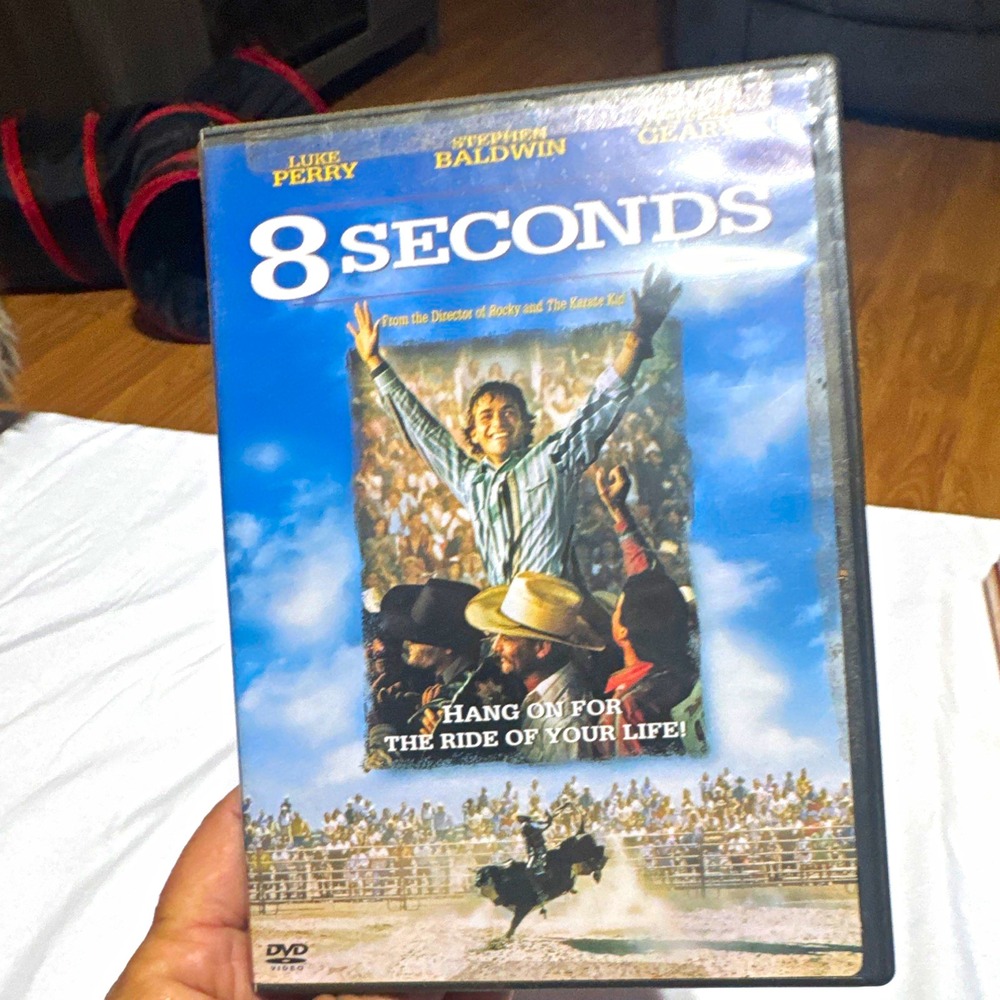 8 Seconds DVD Luke Perry Stephen Baldwin Lane Frost Rodeo Drama Movie